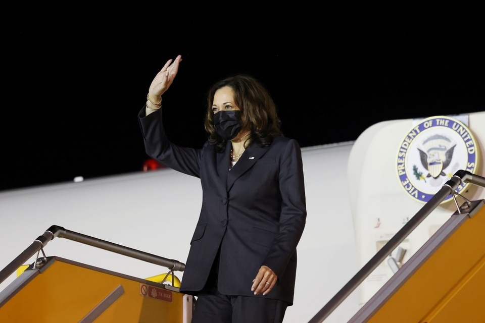 US VP Harris arrives in Hanoi for three-day visit